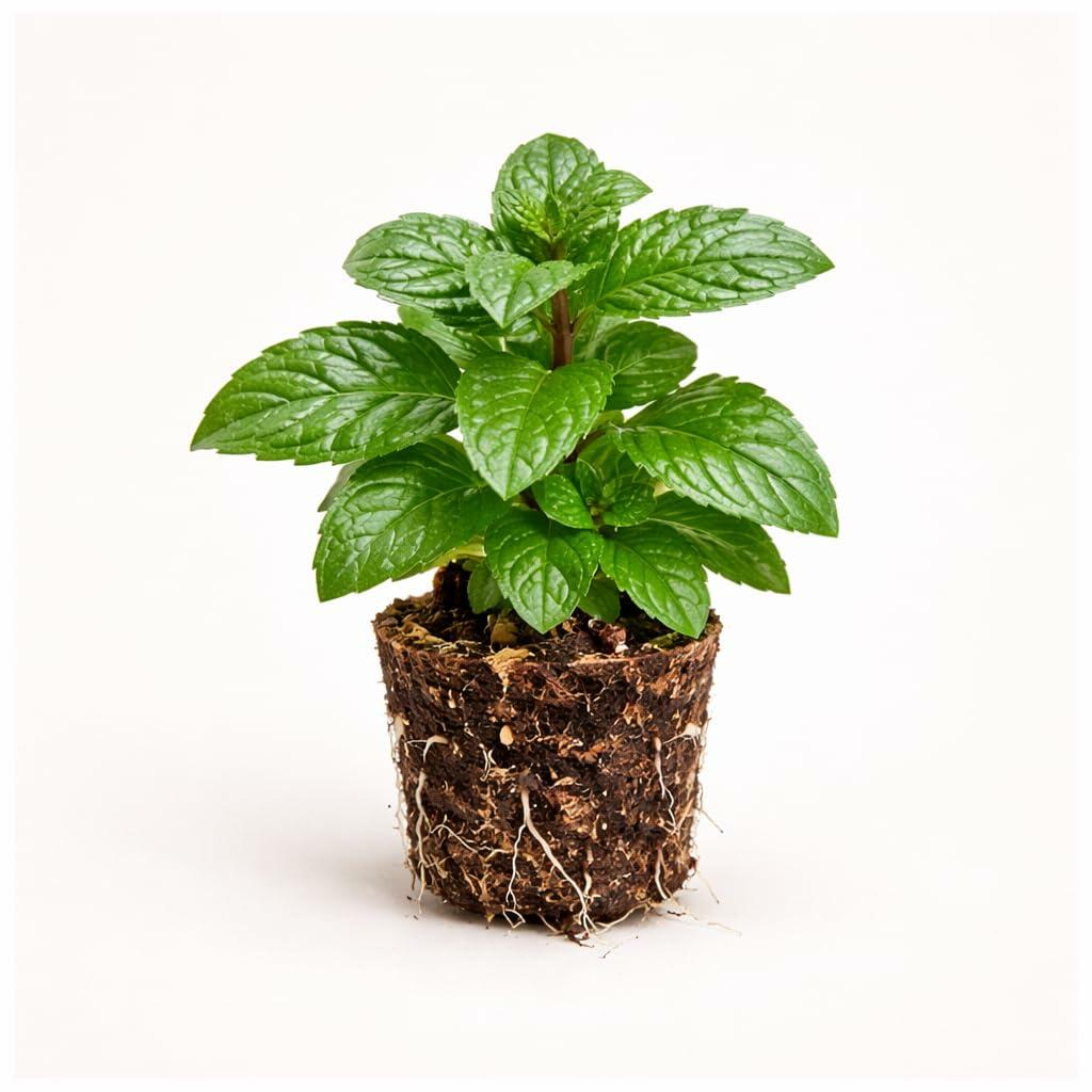 PLANT NOOK Berries and Cream Mint Live Plant Starter Plug 2-Pack | Fruity Mint Flavor | Great for Teas Desserts and Summer Drinks | Full Sun to Part Shade Herb